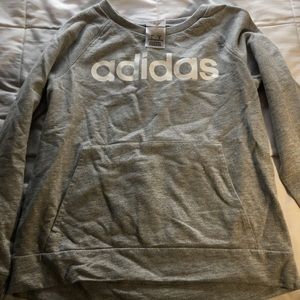 gray adidas sweater